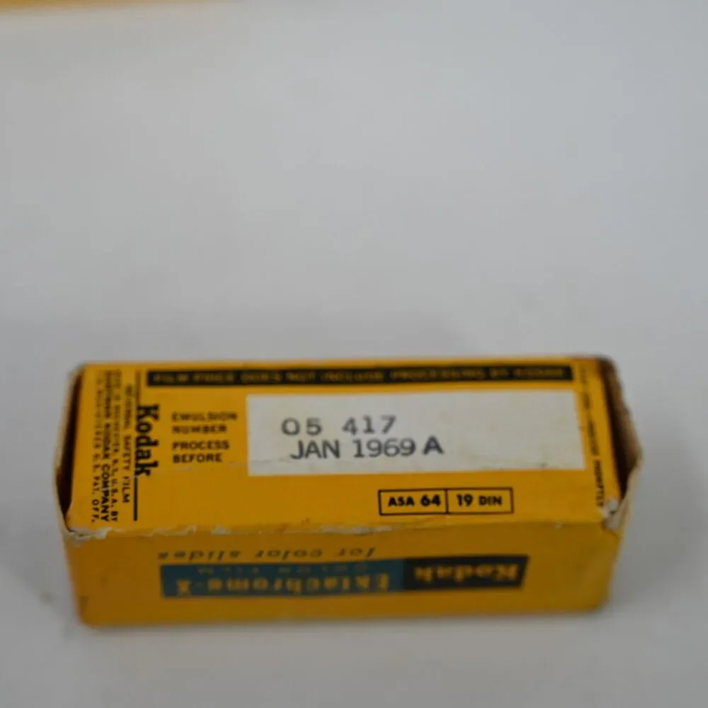 Lot of 5 Kodak Ektachrome-X 35mm Color Slide Film ASA 64 Exp 1969